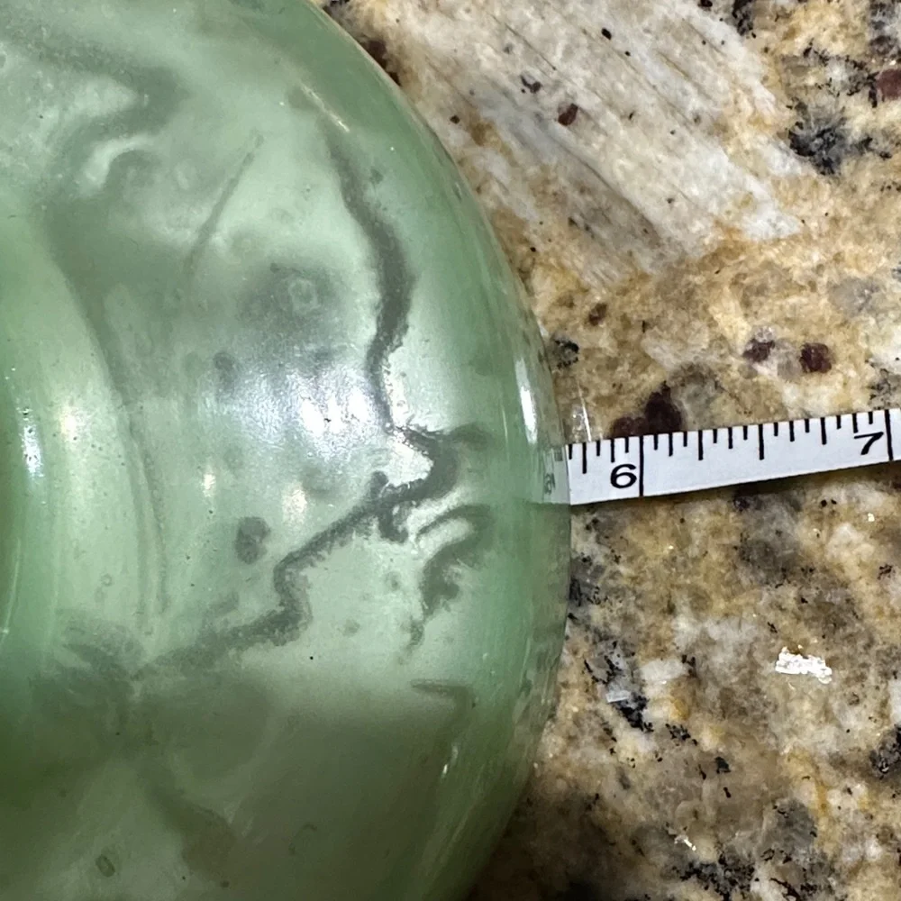 Pier 1 pearlescent Green Vase